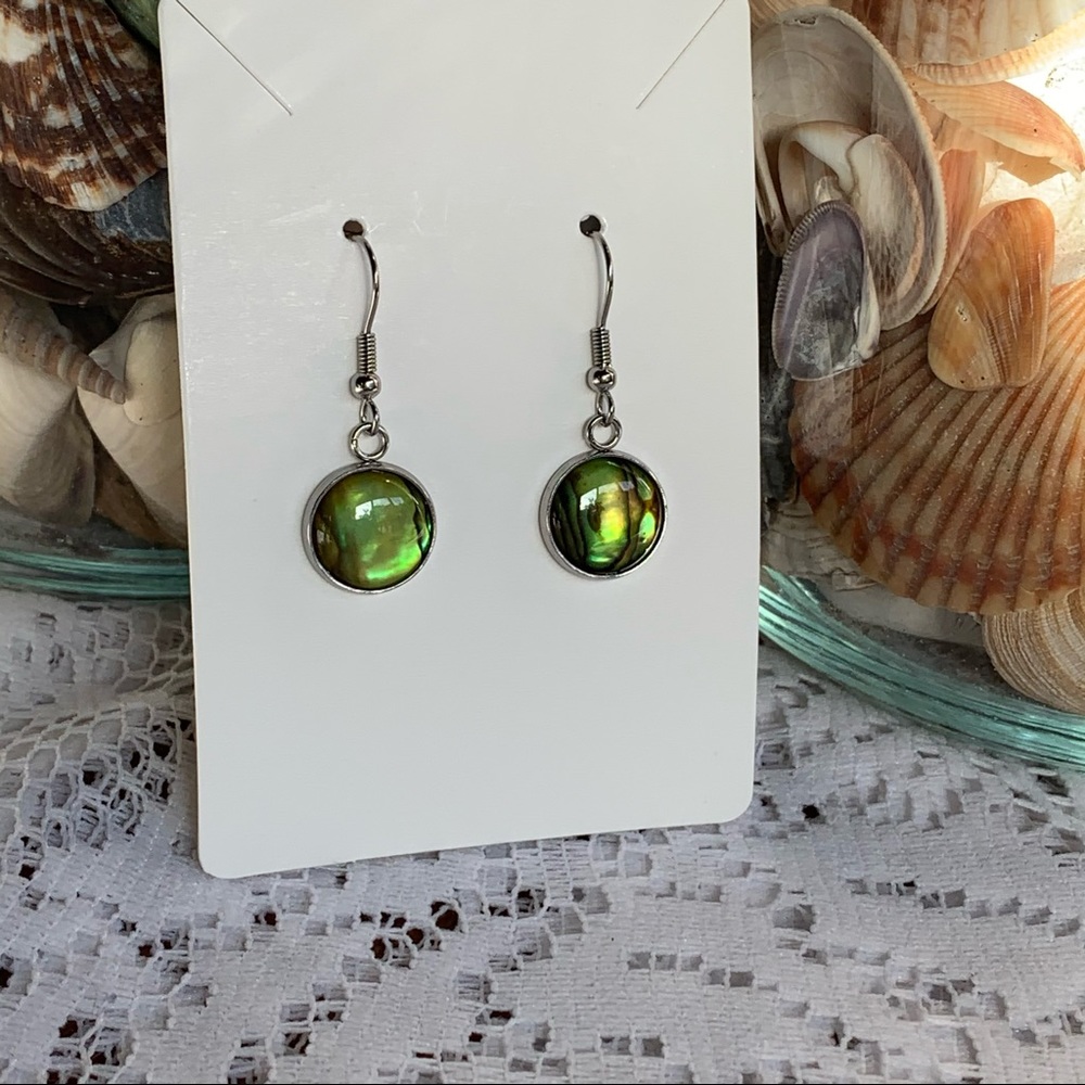 Gold Paua Shell, Handmade, NWT